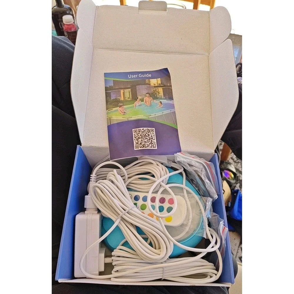 NEW LED Pool Lights, Bluetooth App Remote Color Change Dimmable Submersible 2 PK